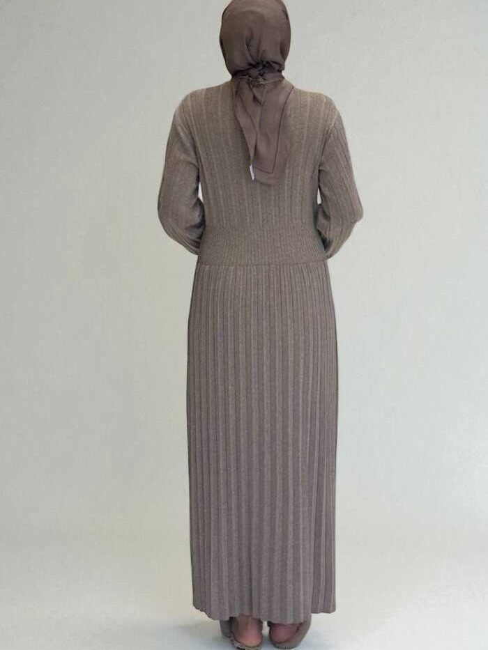 Alternative view of ✨ Abayas Affordable|Glittery Knitwear Dress with Elastic Waist|18322