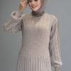 ✨ Abayas Affordable|Glittery Knitwear Dress with Elastic Waist|18322 - Image 4