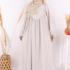 🤍 Luxury Turkish White Abaya|Premium Shirt Dress for Effortless Modesty & Style|6004 - Image 10