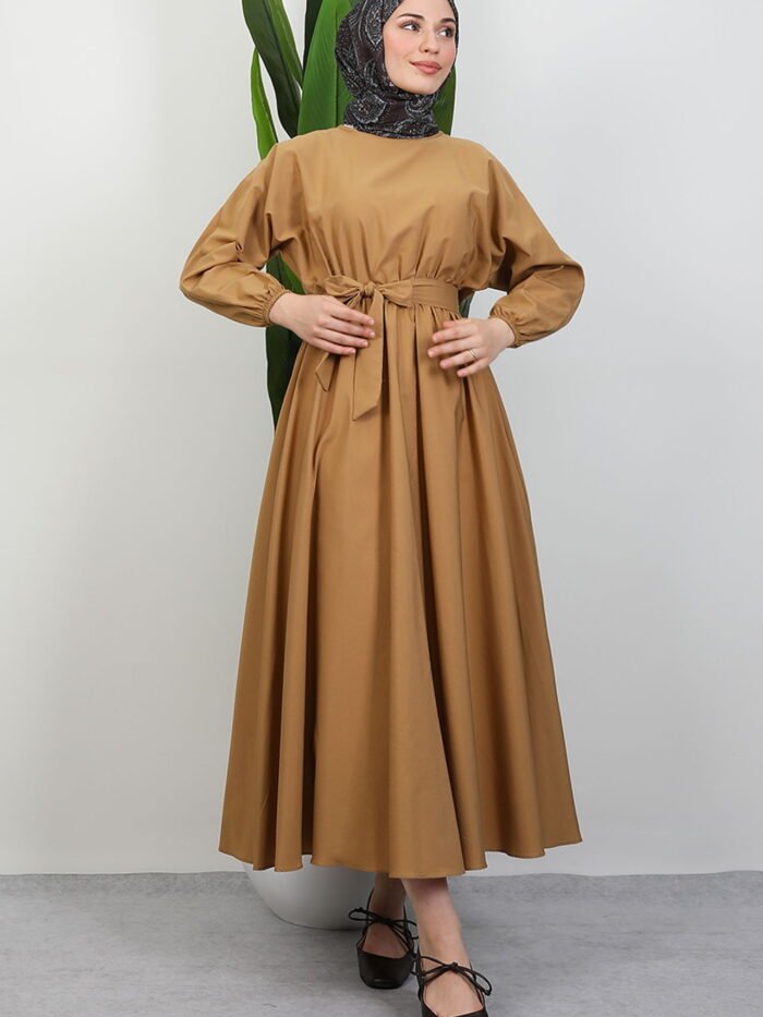 Alternative view of Efful Hijab Dress Milk Coffee