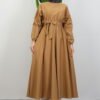 Efful Hijab Dress Milk Coffee - Image 3