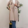 Erna Trench Coat Cream - Image 2