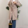 Erna Trench Coat Cream - Image 3