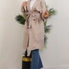 Erna Trench Coat Cream - Image 4