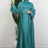Funda Satin Dress Burgundy - Image 8