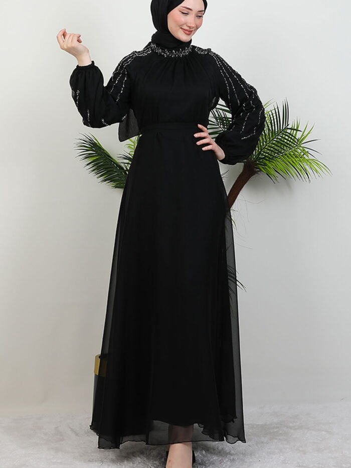 Alternative view of Helen Stoned Janjan Dress Black