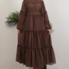 ilay sifon elbise vizon 115543 24 B