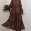 Ilay Chiffon Dress Mink 14 Ilay Chiffon Dress Mink - Image 2