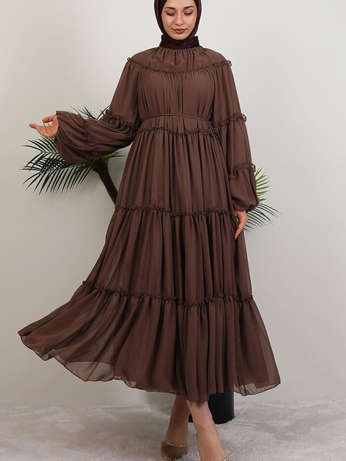 Alternative view of Ilay Chiffon Dress Mink