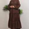 Ilay Chiffon Dress Mink 15 Ilay Chiffon Dress Mink - Image 3