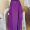 Eid Dress|Abaya Dress Set with Ruffle Detail|3778 - Image 4