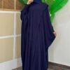 Somali Hijab Fashion|Hooded SilkTwo-Piece Set 70013 - Image 2
