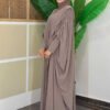 Suit Prayer Dress|Two-Piece Hooded Abaya|70013 - Image 3
