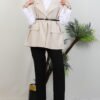Belted Vest Beige - Image 4