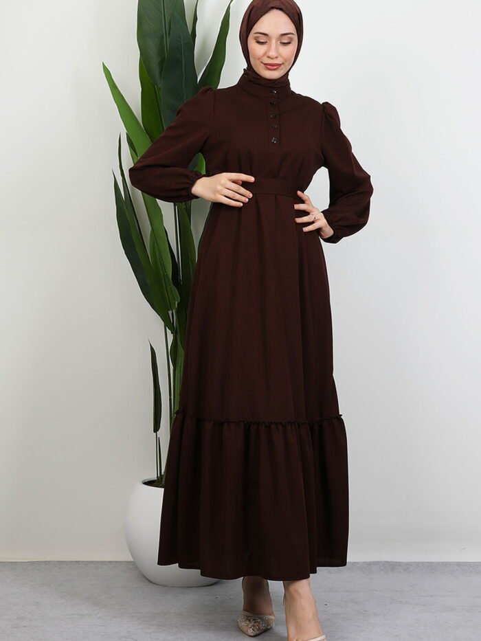 Alternative view of Lizge Hijab Dress Bitter Coffee