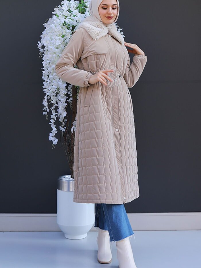 Alternative view of Lotus Coat Beige