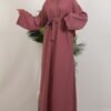 Coral Hijab Abaya Powder - Image 4