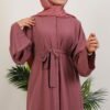 Coral Hijab Abaya Powder - Image 5
