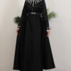 tas isleme detay elbise siyah 114995 24 B