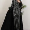 Stoned Ruby Dress Black - Image 2