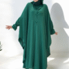 Dress Black Plus Size|Three-Piece Abaya|Tunic & Trousers Set|8663 - Image 14