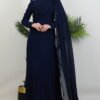 Brush Pattern Dress Dark Lilac - Image 10