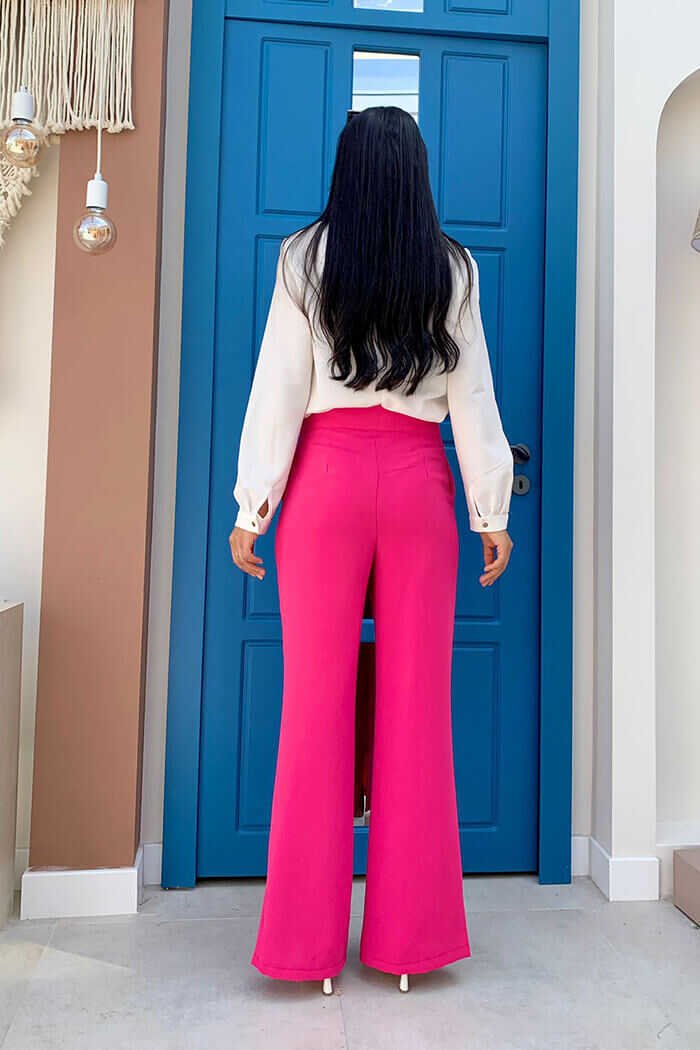 ⚡ Power Chic Crepe Women Trousers|0271 3 ⚡ Power Chic Crepe Women Trousers|0271 - Image 3