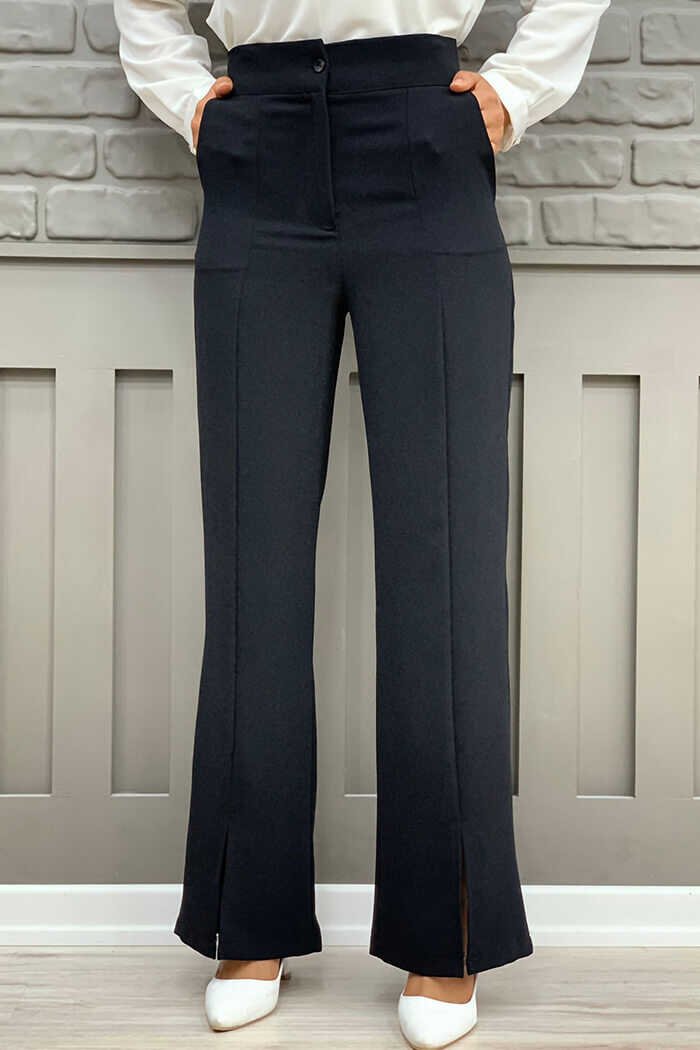 ⚡ Power Chic Crepe Women Trousers|0271 9 ⚡ Power Chic Crepe Women Trousers|0271 - Image 9