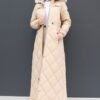 Aysema Furry Puffer Jacket Light Powder