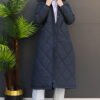 Mine Quilted Coat Soft Orange - Image 8