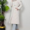 Henna Quilted Coat Claret Red - Image 12