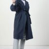 Asuman Cashmere Coat Dark Gray - Image 12