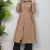Mine Quilted Coat Soft Orange - Image 10