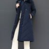 Puffer Anorak Jacket Dark Gray - Image 6