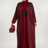 ⚡ Open Abaya – Drop Pattern Knitwear Cardigan|18321 - Image 9