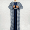 ⚡ Open Abaya – Drop Pattern Knitwear Cardigan|18321 - Image 11