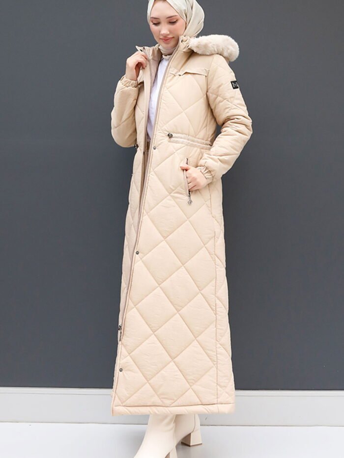 Alternative view of Aysema Furry Puffer Jacket Light Powder