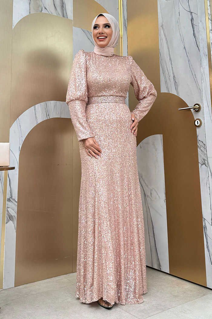 Sequin Fishtail Evening Dress with Belt Accessory 3858 Stone 1 Sequin Fishtail Evening Dress with Belt Accessory 3858 Stone