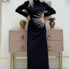 Glamorous Evening Dress with Stone-Detail Shoulders & Waist| 3909 22 evening dress