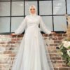 Glamorous Evening Dress Women Tulle Gown with Belted Waist|3964 15 Glamorous Evening Dress Women Tulle Gown with Belted Waist|3964 - Image 5