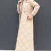 Aysema Furry Puffer Jacket Light Powder - Image 4