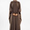 💎 Regal Grace Hijab Abaya Style|Luxurious Medina Silk| 6042 - Image 8