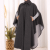 Luxurious Cashmere Poncho| Oversized Batwing Winter Wrap|70068 - Image 8