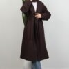 Aleda Cashmere Coat Dark Gray - Image 6