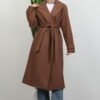 Aleda Cashmere Coat Dark Gray - Image 7