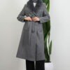 Fur Coat Dark Gray - Image 2