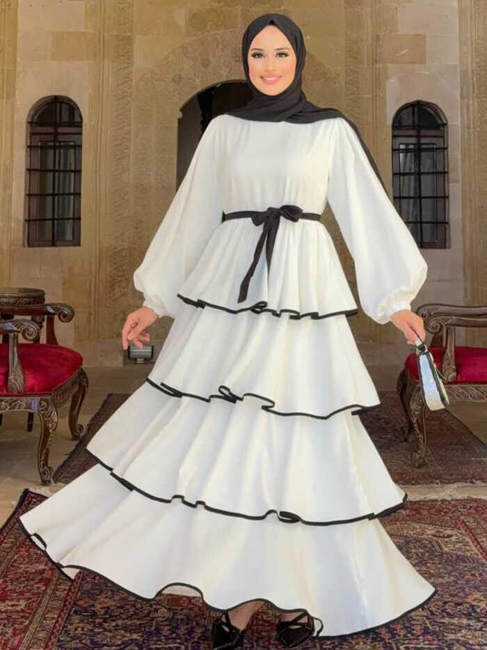 Wide Belted Dress