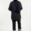 Patterned Crew Neck Tunic 18326 Black - Image 2