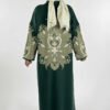 ⚡ Closed Abayas|Patterned Zippered Knitwear Cardigan|18320 - Image 2