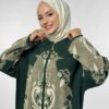 ⚡ Closed Abayas|Patterned Zippered Knitwear Cardigan|18320 - Image 4